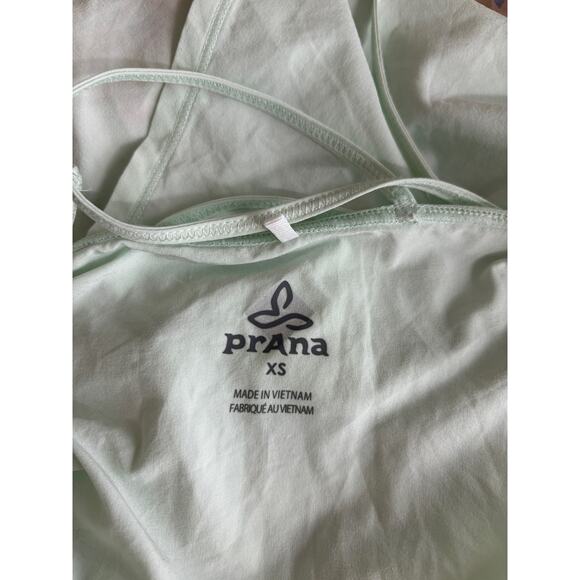 Prana Top Womens XS Arctic Air Tank Cami Icy Green Sleeveless Yoga Active - Picture 7 of 9